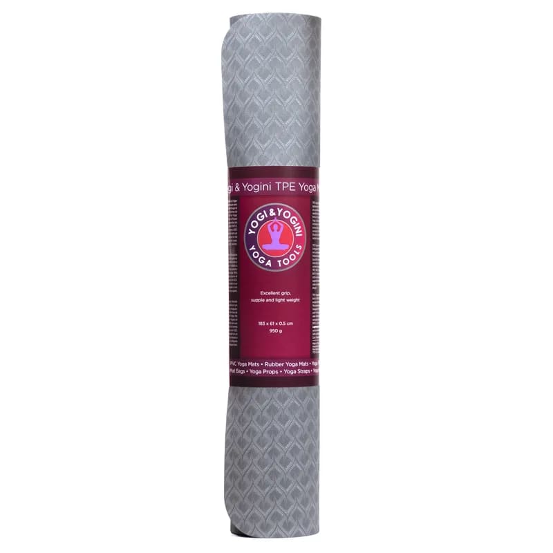 Tapis de yoga TPE de 61x183x0.5 cm - 950 grammes Qualité extrêmement durable, flexible et léger. Structure cellulaire dense ultra-hygiénique avec excellente adhérence. Convient aux formes de yoga d'intensité légère à moyenne, comme le Hatha et Yin Yoga !