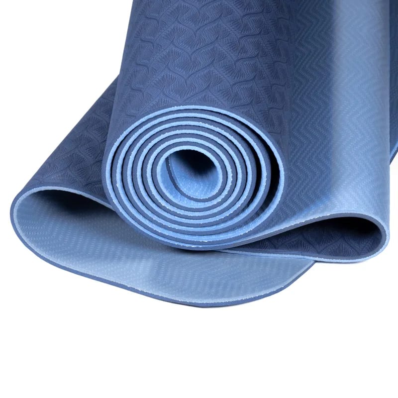 Tapis de yoga TPE de 61x183x0.5 cm - 950 grammes Qualité extrêmement durable, flexible et léger. Structure cellulaire dense ultra-hygiénique avec excellente adhérence. Convient aux formes de yoga d'intensité légère à moyenne, comme le Hatha et Yin Yoga !
