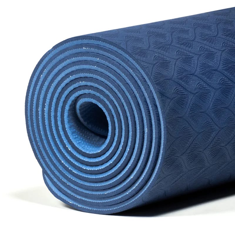 Tapis de yoga TPE de 61x183x0.5 cm - 950 grammes Qualité extrêmement durable, flexible et léger. Structure cellulaire dense ultra-hygiénique avec excellente adhérence. Convient aux formes de yoga d'intensité légère à moyenne, comme le Hatha et Yin Yoga !