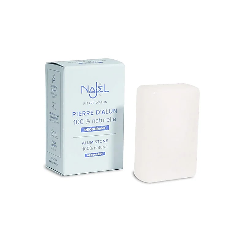 Alum stone (potassium alum), in 100-gram blocks or 155-gram sprays. Natural deodorant, to effectively combat unwanted body odor. Hypoallergenic, can be used daily, perfect as an aftershave!