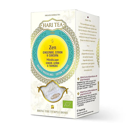 Infusion et Thé Bio. de chez 'Hari Tea', mélangé conformément à l'Ayurveda, boîte de 10 sachets ! 12 parfums au choix !