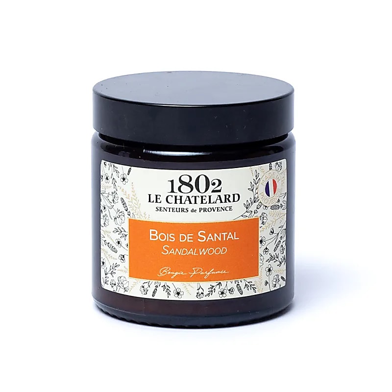 Bougie de chez 'Le Chatelard' fait en France.  7x6.5 cm - ± 20 à 25H de combustion - 80 grammes ! Haute qualité, 6 parfums au choix !