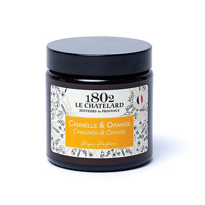 Bougie de chez 'Le Chatelard' fait en France.  7x6.5 cm - ± 20 à 25H de combustion - 80 grammes ! Haute qualité, 6 parfums au choix !