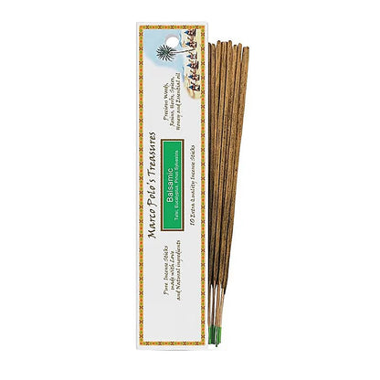 'Marco Polo's Treasures' Incense by 'Fiore d'Oriente' 100% natural, 18 fragrances to choose from! 10 sticks of 23 cm per box. Burn time 60 to 80 minutes. A centuries-old experience, perfect quality!