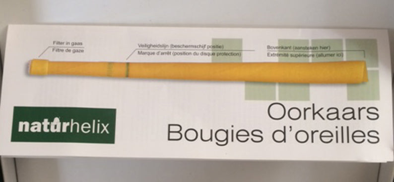 These natural ear candles are made from a blend of food-grade paraffin wax and beeswax. Helps reduce chronic ear problems!