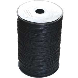 Sélection de fils divers 'spécial bijouterie' : Fil élastique transparent 8mm ou 10mm, ou couleurs 8mm. Bobine de fil en cordon de coton ciré noir de 15mm (bobine de 7 ou 450m.) !