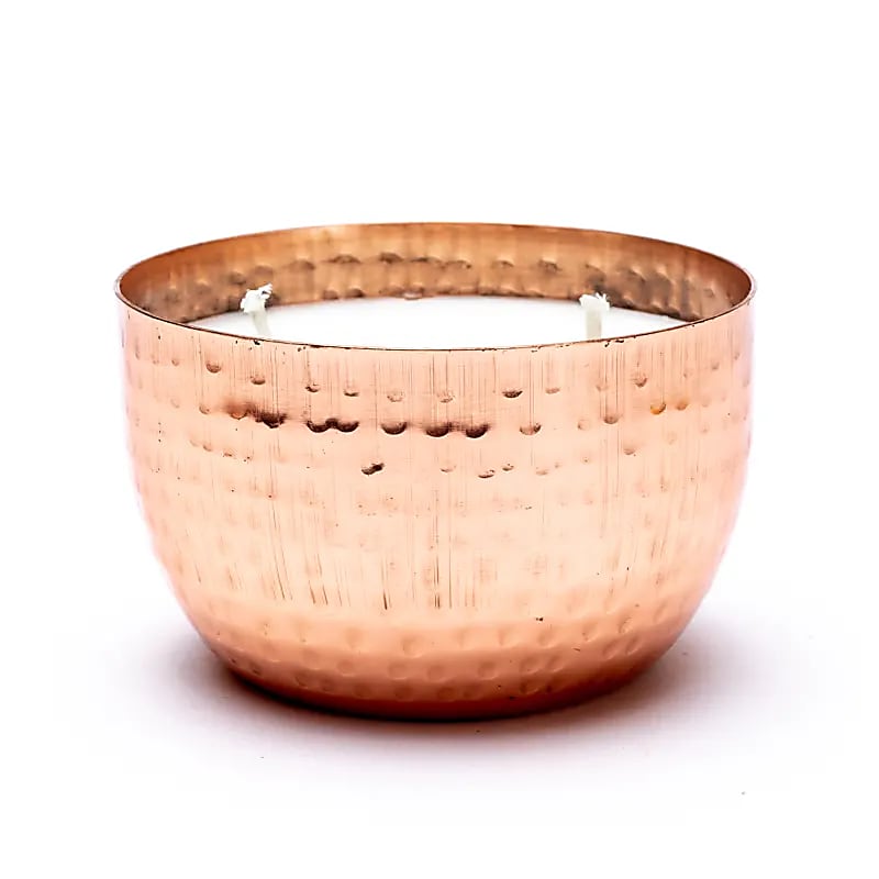 Bougie parfumée Ayurvédique, 6x9 cm - 20H de combustion. Kapha Sauge et menthe - nettoyant et rechargeant Beurre de coco et cire de soja Moins de fumée et de suie grâce à la mèche en coton Aux huiles essentielles naturelles