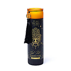 Bougies 'd'intentions' aux huiles essentielles et avec *** pierres précieuses *** de chez 'Song of India'. 20 ou 80H de combustion ! Lorsque la bougie brûle, les pierres précieuses coulent avec la cire, une fois terminée, vous conserver les pierres !