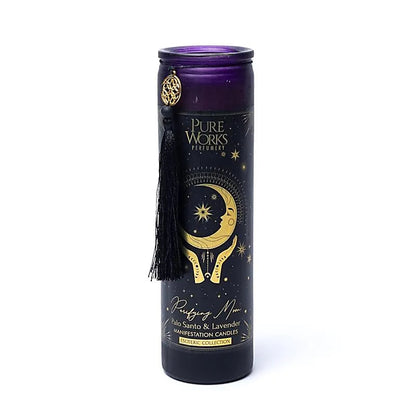 Bougies 'd'intentions' aux huiles essentielles et avec *** pierres précieuses *** de chez 'Song of India'. 20 ou 80H de combustion ! Lorsque la bougie brûle, les pierres précieuses coulent avec la cire, une fois terminée, vous conserver les pierres !