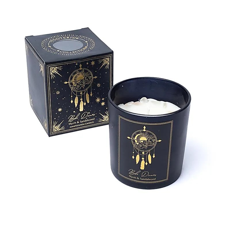 Bougies 'd'intentions' aux huiles essentielles et avec *** pierres précieuses *** de chez 'Song of India'. 20 ou 80H de combustion ! Lorsque la bougie brûle, les pierres précieuses coulent avec la cire, une fois terminée, vous conserver les pierres !