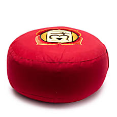 A selection of meditation or yoga cushions in the colors of the 7 chakras, made of organic cotton (OCS). 33 centimeters in diameter x 13 centimeters in height - 2300 grams. From Yogi &amp; Yogini, made in India! Cushions sold individually or in sets of 7!