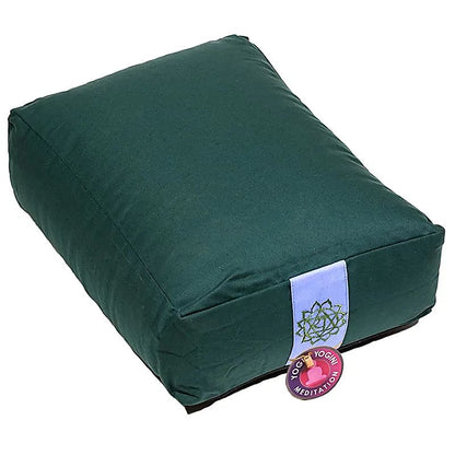 Sélection de coussins de Méditation ou de Yoga aux couleurs des 7 chakras, en coton biologique (OCS). 38 centimètres de diamètre x 28 x 15 centimètres de hauteur - 2300 grammes. De chez Yogi & Yogini, fait en Inde ! Coussion vendu seul ou en set de 7 !