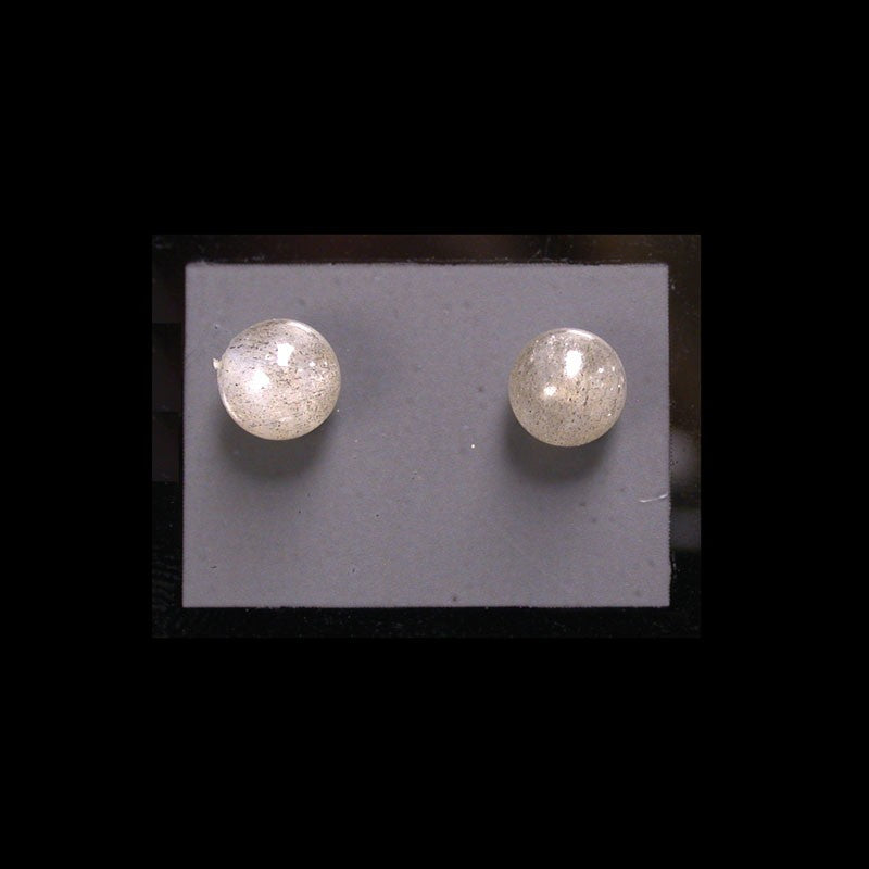 Studs/Earrings in Jade, Amethyst, Labradorite, Biwa pearl (Tahiti); AA to AAA quality. 0.925 Silver finish, very elegant, fine, perfect!