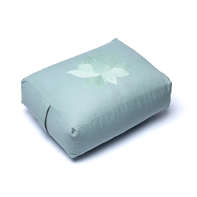 Sélection de coussin de Méditation ou de Yoga, en coton biologique (OCS). 38 centimètres de diamètre x 28 x 13 centimètres de hauteur - 2770 grammes. De chez Yogi & Yogini, fait en Inde !