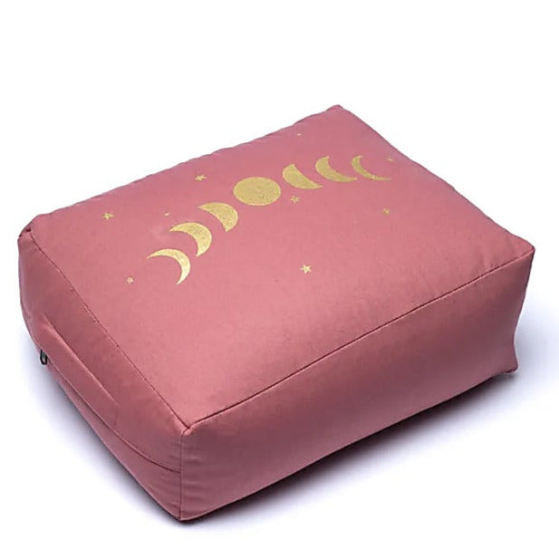 Sélection de coussins de Méditation ou de Yoga, en coton biologique (OCS). 38 centimètres de diamètre x 28 x 13 centimètres de hauteur - 2770 grammes. De chez Yogi & Yogini, fait en Inde !