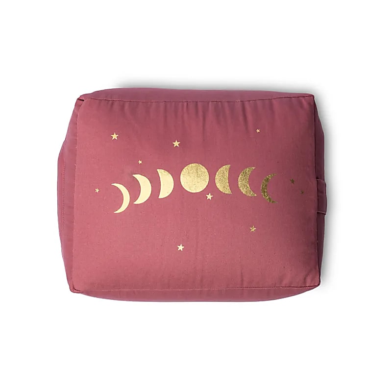 Sélection de coussins de Méditation ou de Yoga, en coton biologique (OCS). 38 centimètres de diamètre x 28 x 13 centimètres de hauteur - 2770 grammes. De chez Yogi & Yogini, fait en Inde !