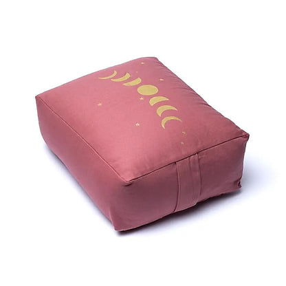 Sélection de coussins de Méditation ou de Yoga, en coton biologique (OCS). 38 centimètres de diamètre x 28 x 13 centimètres de hauteur - 2770 grammes. De chez Yogi & Yogini, fait en Inde !