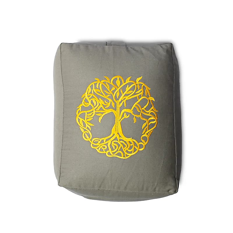 Sélection de coussins de Méditation ou de Yoga, en coton biologique (OCS). 38 centimètres de diamètre x 28 x 13 centimètres de hauteur - 2770 grammes. De chez Yogi & Yogini, fait en Inde !