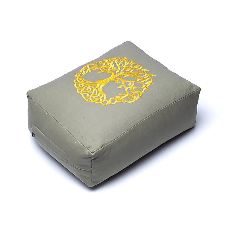 Sélection de coussins de Méditation ou de Yoga, en coton biologique (OCS). 38 centimètres de diamètre x 28 x 13 centimètres de hauteur - 2770 grammes. De chez Yogi & Yogini, fait en Inde !