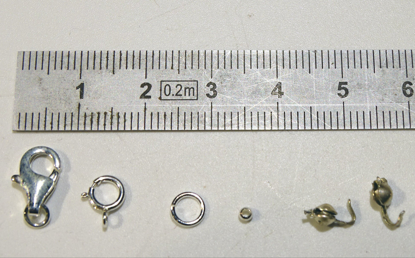 Apprêts Inox ou Argent pour fabrication des bracelets, colliers...