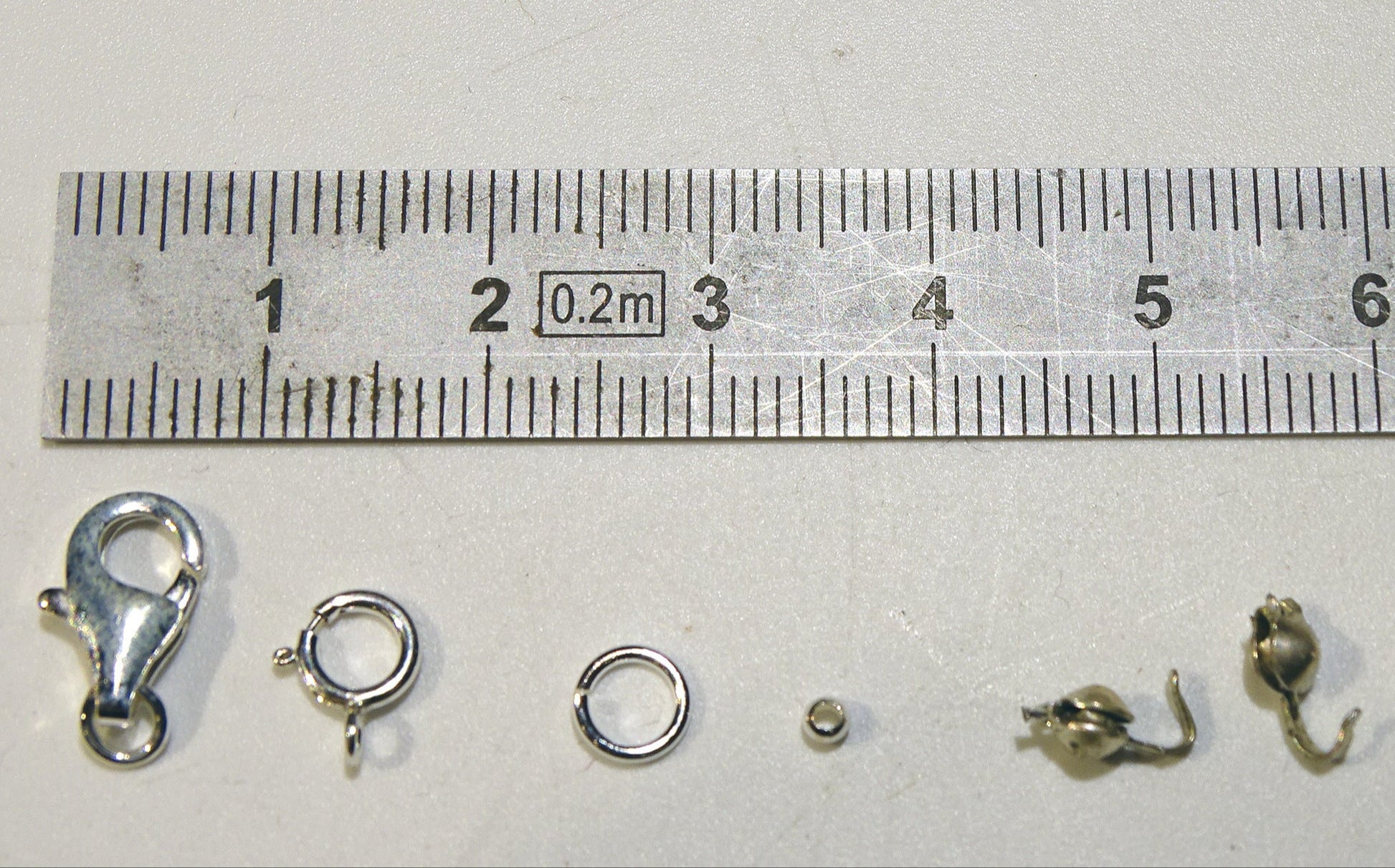 Apprêts Inox ou Argent pour fabrication des bracelets, colliers...