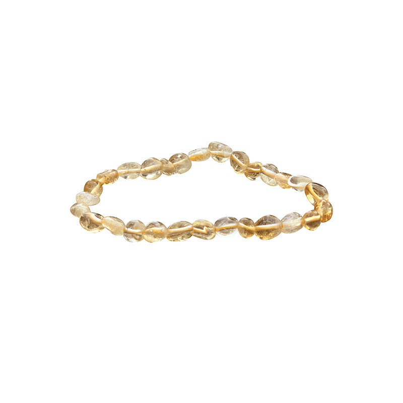 Citrine, bracelet de 17 à 21cm, collier de 42cm et sautoir de 60cm. Perles de type 'Graine' de formes naturelles montées sur fil de haute résistance !