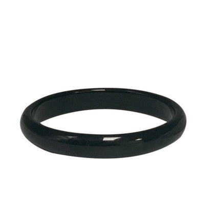 Bracelet de type 'Jonc', en Onyx, 2 diamètres au choix d'environ 60 ou 66 millimètres, superbe pièce !