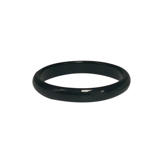 Bracelet de type 'Jonc', en Onyx, 2 diamètres au choix d'environ 60 ou 66 millimètres, superbe pièce !