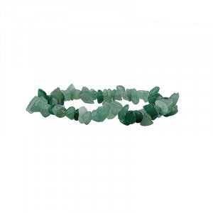 Aventurine, bracelet de 17 à 21cm, collier de 42cm et sautoir de 85cm. Perles de type 'baroque/ chips' de formes naturelles montées sur fil élastique ou fil d'acier de haute résistance !