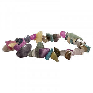Perle 'baroque' multicolore , bracelet de 17 à 21 cm, collier de 42 cm et sautoir de 85 cm. Perle de type 'baroque/ chips' de formes naturelles montées sur fil élastique ou fil d'acier de haute résistance ! (Copie)