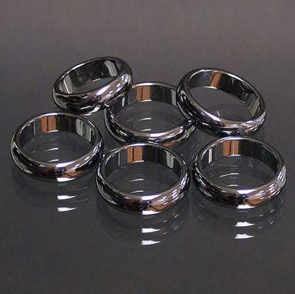 Bague/ Anneau/ Jonc en hématite ou Hématite Arc en ciel, disponible de la taille : 50 fr. à 70. Très belle qualité , vendu à l'unité ou par 2. Le cadeau parfait !