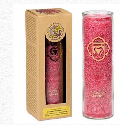 100-hour stearin candles, 21 cm x 6.5 cm. Available in white, black, or 7 chakra colors. Excellent quality, perfect!