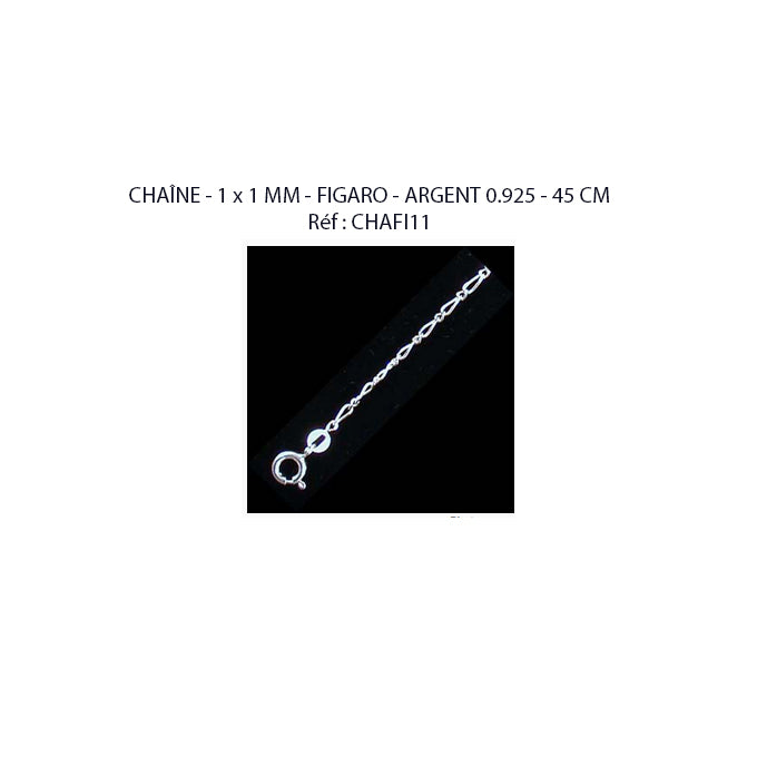 Sélection de chaînettes de 43 à 65 centimètres en Argent 0.925. 10 modèles au choix ! Parfait pour vos pendentifs prféférés !