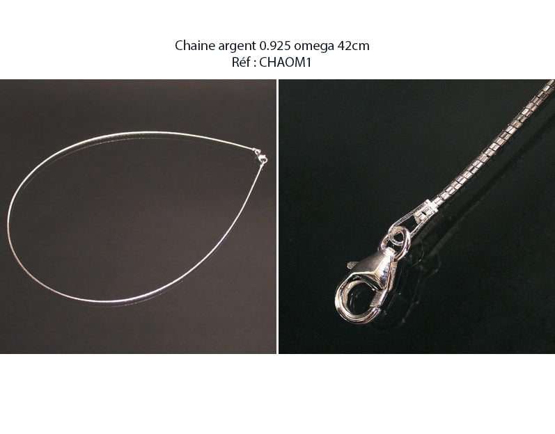 Sélection de chaînettes de 43 à 65 centimètres en Argent 0.925. 10 modèles au choix ! Parfait pour vos pendentifs prféférés !