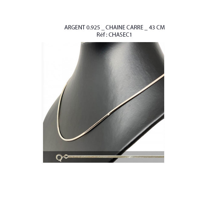 Sélection de chaînettes de 43 à 65 centimètres en Argent 0.925. 10 modèles au choix ! Parfait pour vos pendentifs prféférés !