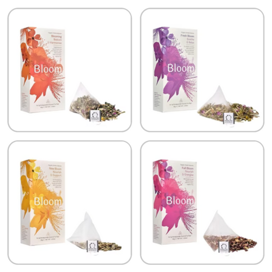 Infusion 'Bio' de chez 'Solaris', préparer à la main en Irlande, 4 parfums au choix, 15 sachets de 2 gr., boîte de 30 gr. Mélangé en utilisant la sagesse des traditions de phytothérapie occidentale, celtique et ayurvédique !