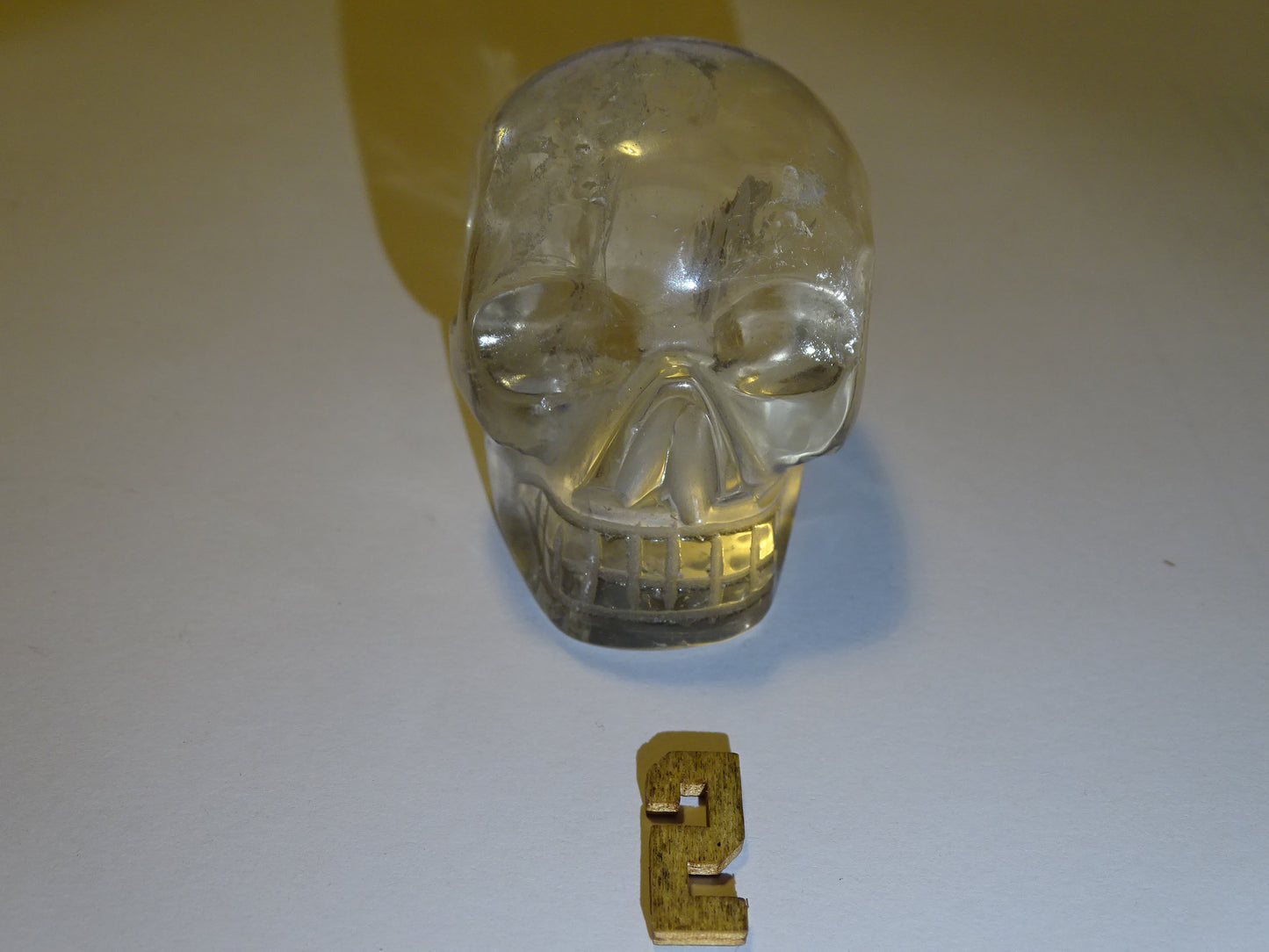 Crânes en Cristal de roche (quartz), 2 pièces au choix de 57 à 50mm. Fait main, très belle qualité !