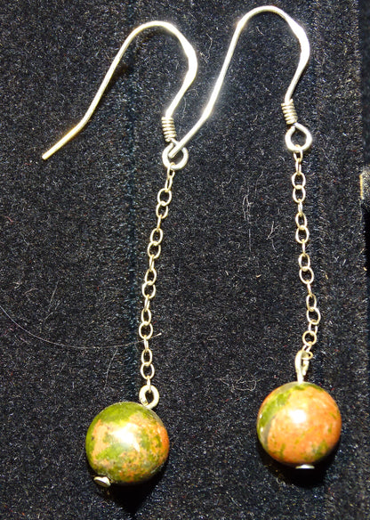 Boucles d'oreilles - Collection 'Perles & chaînes', concept Gem & Zen, qualité AA à AAA, montées par "Gem & Zen". Vendu en finition Argent, laiton ton Argent ou doré + options pour des choix de montures, parfait !