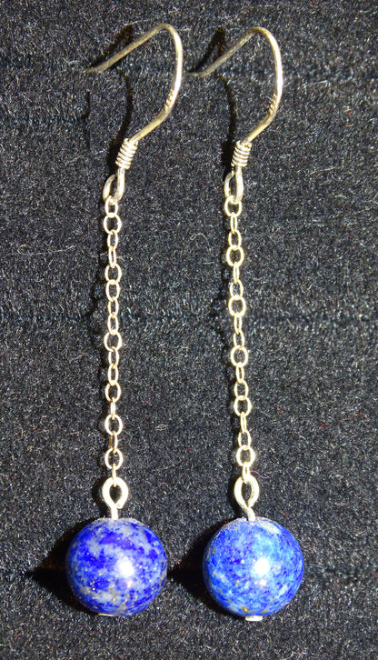 Boucles d'oreilles - Collection 'Perles & chaînes', concept Gem & Zen, qualité AA à AAA, montées par "Gem & Zen". Vendu en finition Argent, laiton ton Argent ou doré + options pour des choix de montures, parfait !