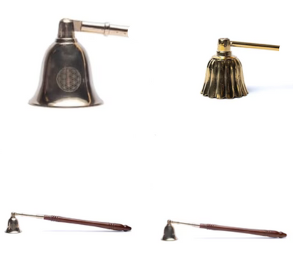 Éteignoir de bougie classique au design élégant. 2 modèles au choix de 25 et 28 cm - 120 grammes. Tenez la cloche au dessus de la flamme, le manque d'oxygène éteint la flamme d'elle-même. Avec manche extra long !