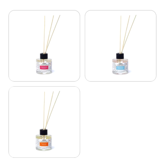Reed diffuser from 'Chatelard 1802'. 7x6.5 centimeters - 100 millimeters. Very good quality for these 3 fragrances to choose from!
