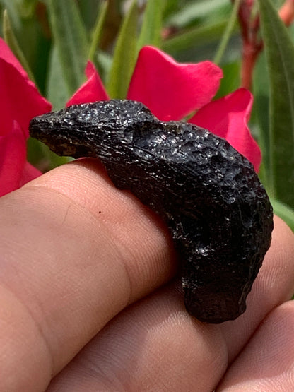 Tectite du Viet-Nam, taille de 38mm x 17 x 8 - 8,1 grammes. Fascinant, envoutant, hypnotisant !