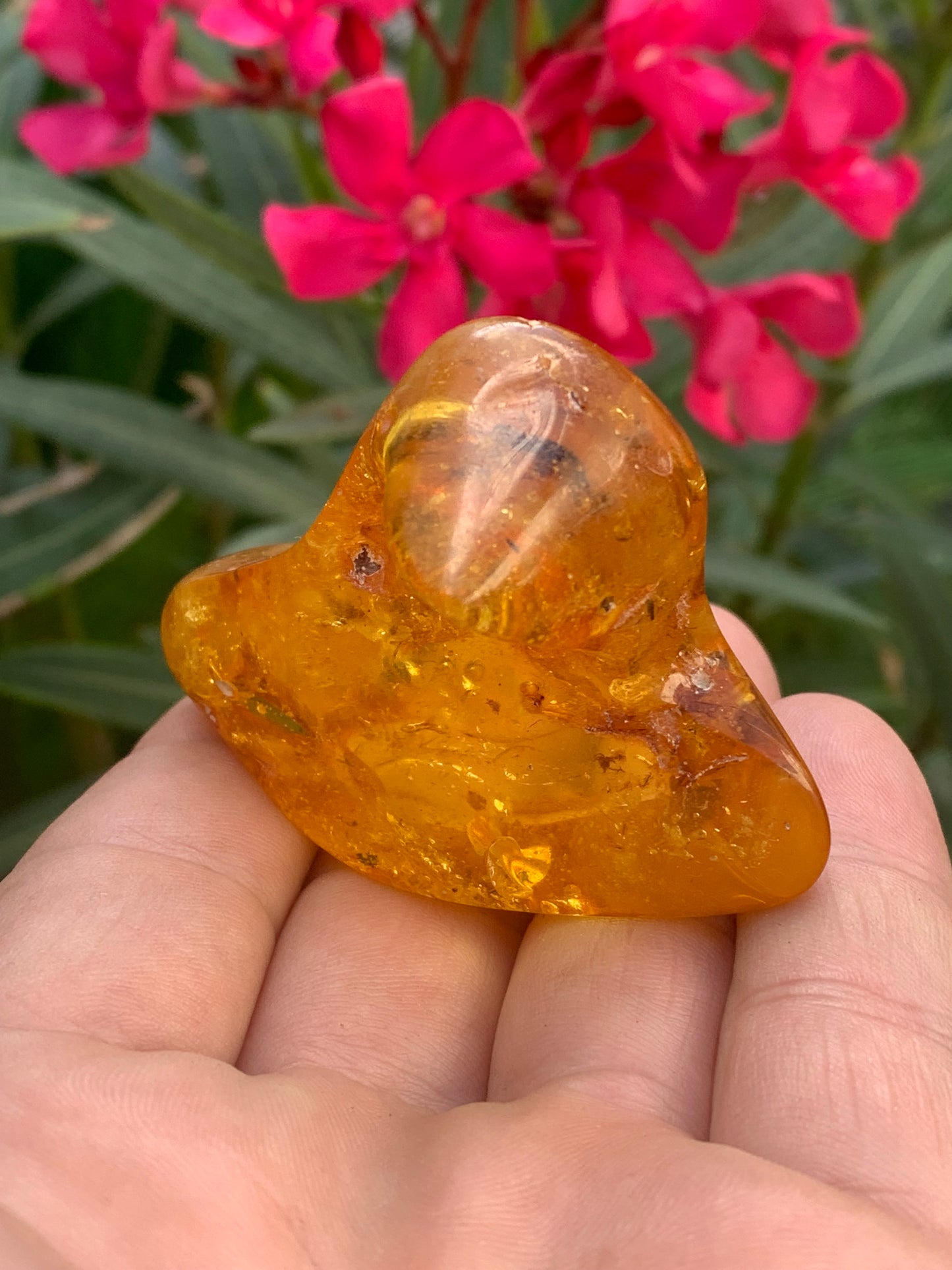 Baltic Sea Amber, 65mm x 48x 27mm - 31.2 grams. Very good quality, superb piece of good size with inclusions!