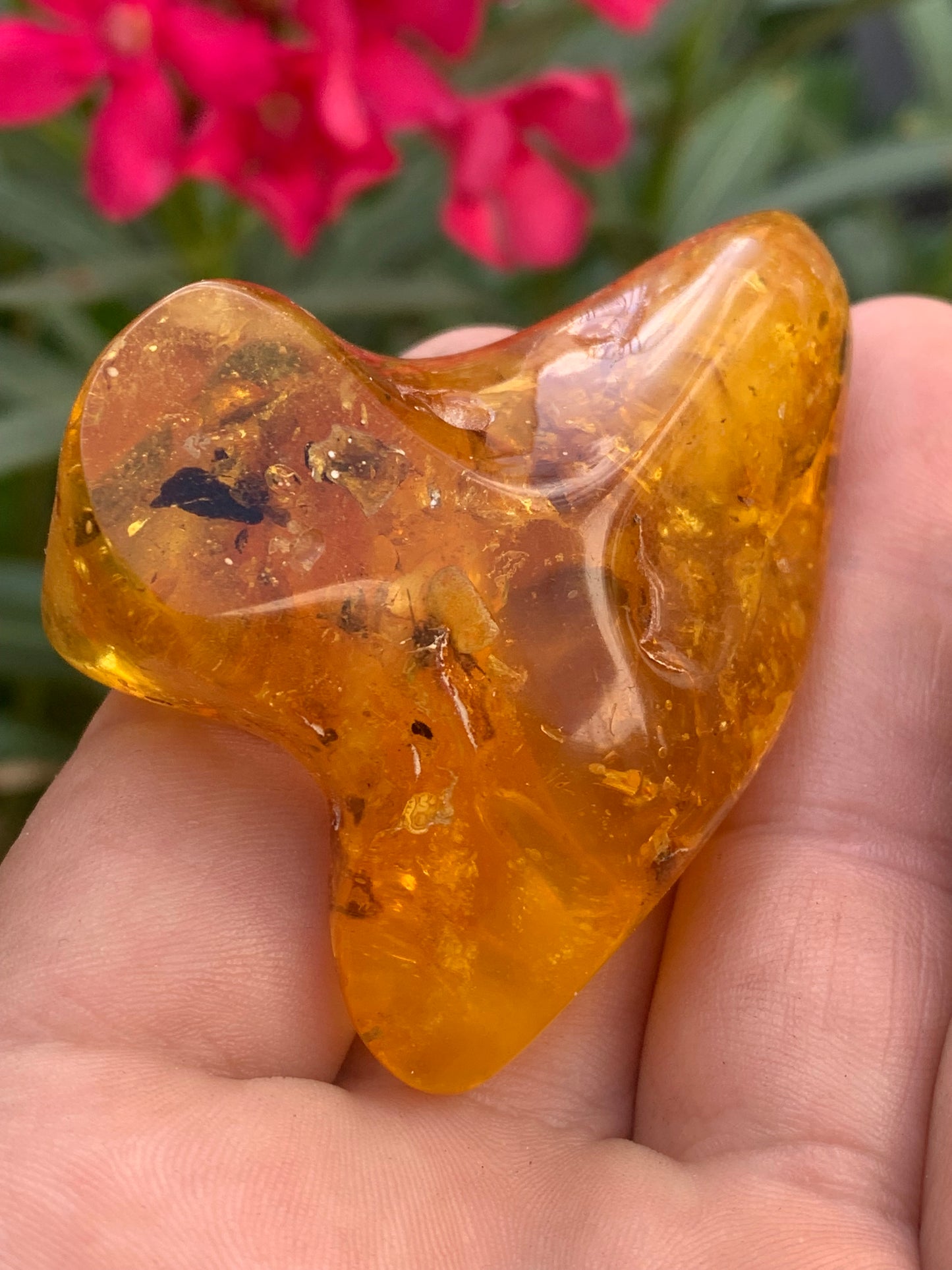 Baltic Sea Amber, 65mm x 48x 27mm - 31.2 grams. Very good quality, superb piece of good size with inclusions!