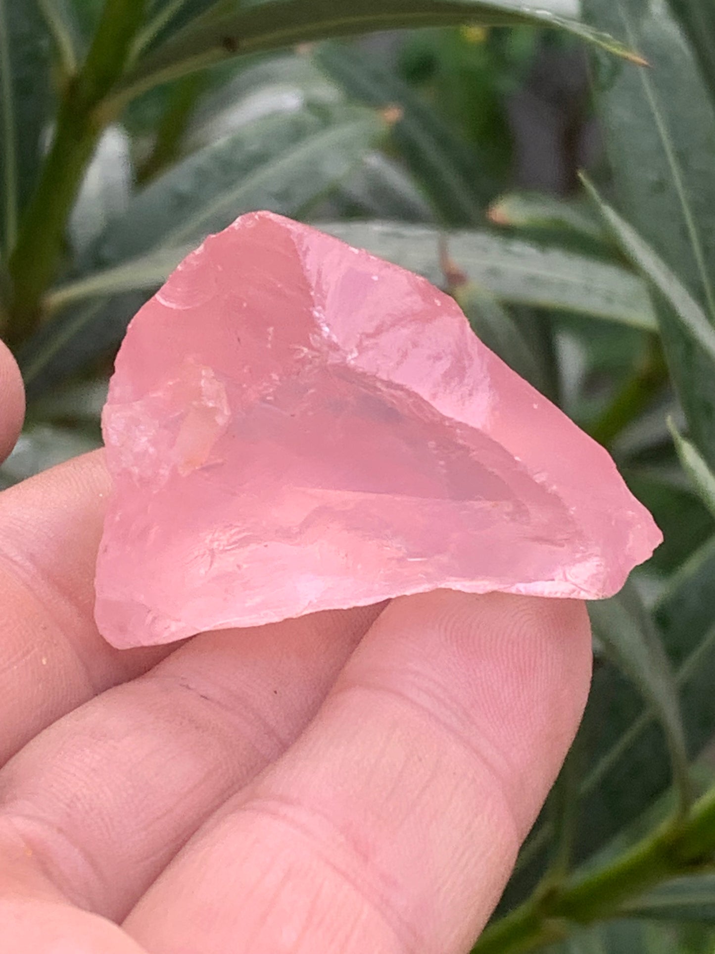 Quartz rose qualité 'gemme' (rare) de 44 x30 x27 millimètres - 35,2 grammes. Superbe qualité, parfait pour vos collections, expositions...