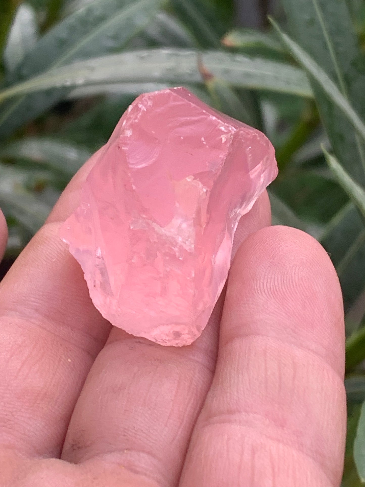 Quartz rose qualité 'gemme' (rare) de 44 x30 x27 millimètres - 35,2 grammes. Superbe qualité, parfait pour vos collections, expositions...