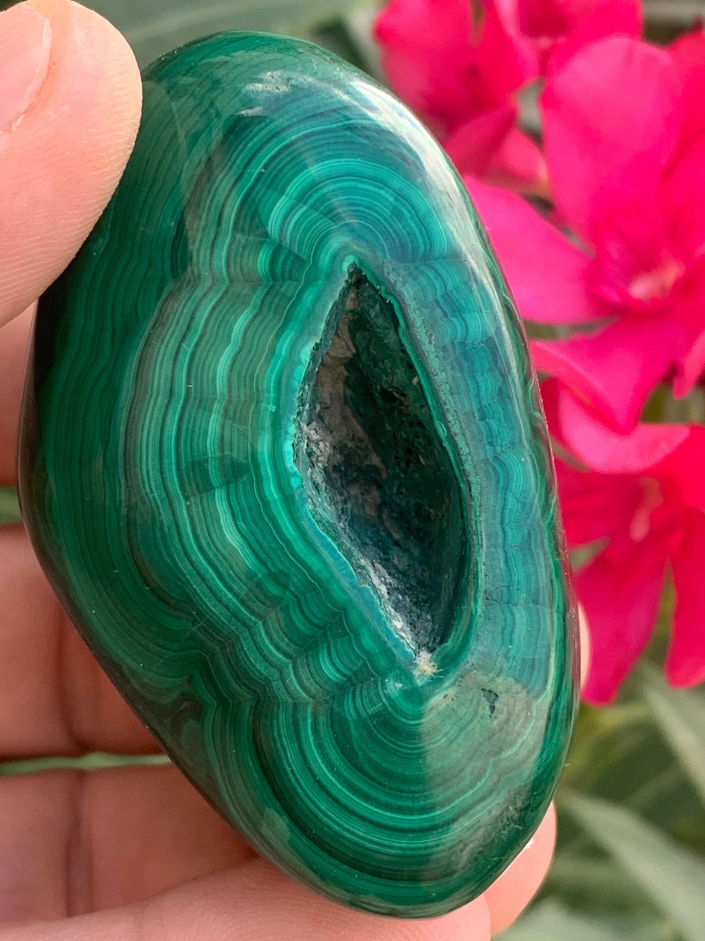 Malachite, spécimen de 65mm x 44 x 40 - 242 grammes . Parfait pour une collection, exposition, décoration !