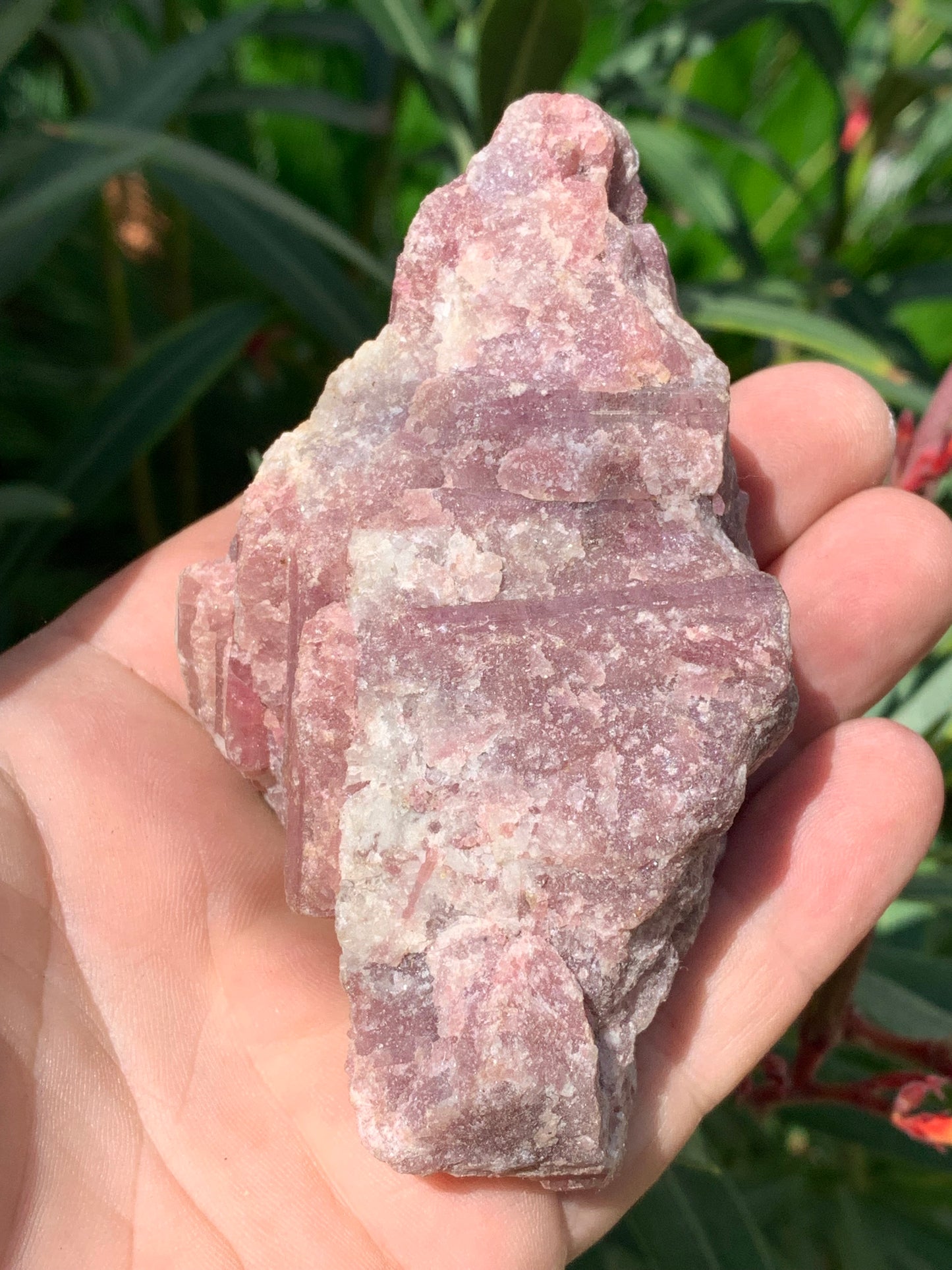 Tourmaline Rubellite, spécimen naturel de 103 x 61 x 34 mm - 264 grammes. Une très belle et unique pièce !