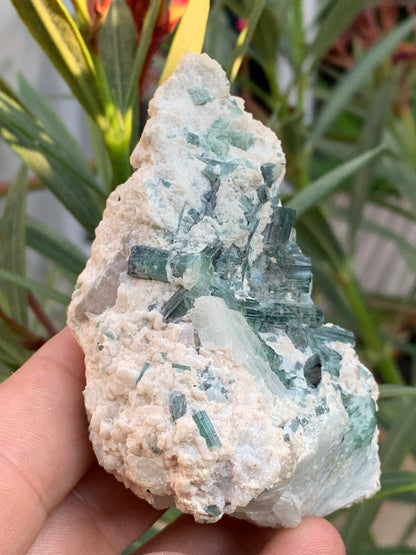 Tourmaline verte/ Verdélite, spécimen naturel de 87 x 57 x 45 mm - 139,7 grammes !