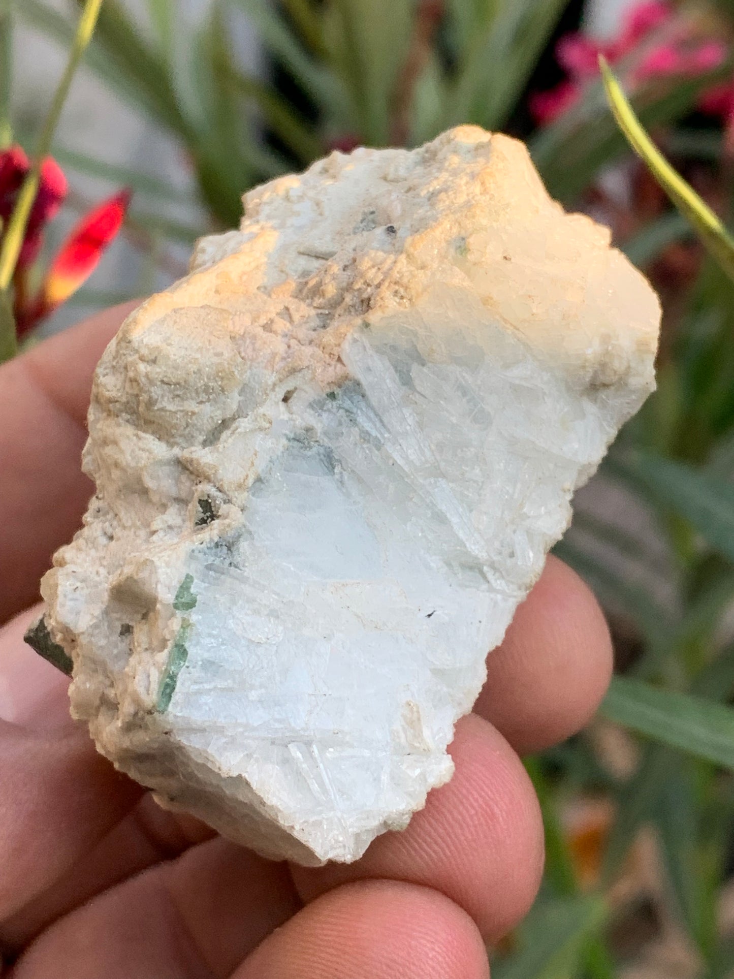 Tourmaline verte/ Verdélite, spécimen naturel de 65 x 45 x 39 mm - 110,7 grammes !